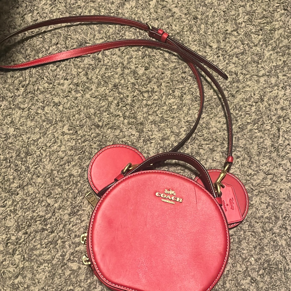 Check out this Mickey Mouse crossbody bag I only use it twice too small